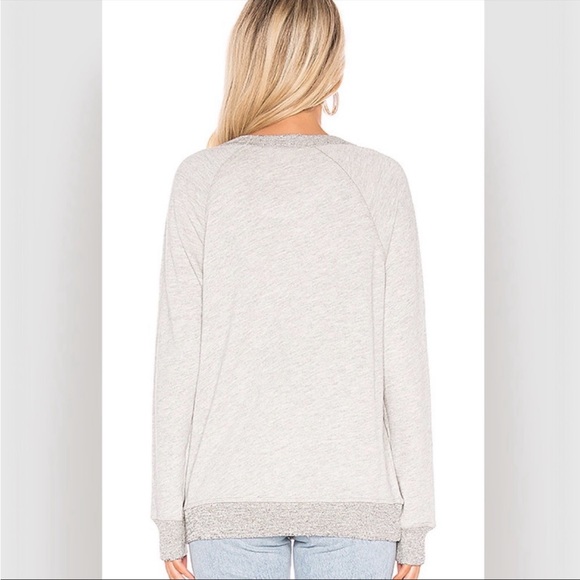 NWOT n:PHILANTHROPY gray distressed sweatshirt - Picture 3 of 9